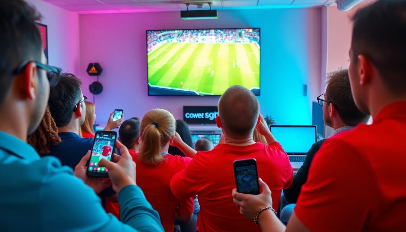 Socolive TV live streaming soccer match with fans enjoying quality online viewing experience