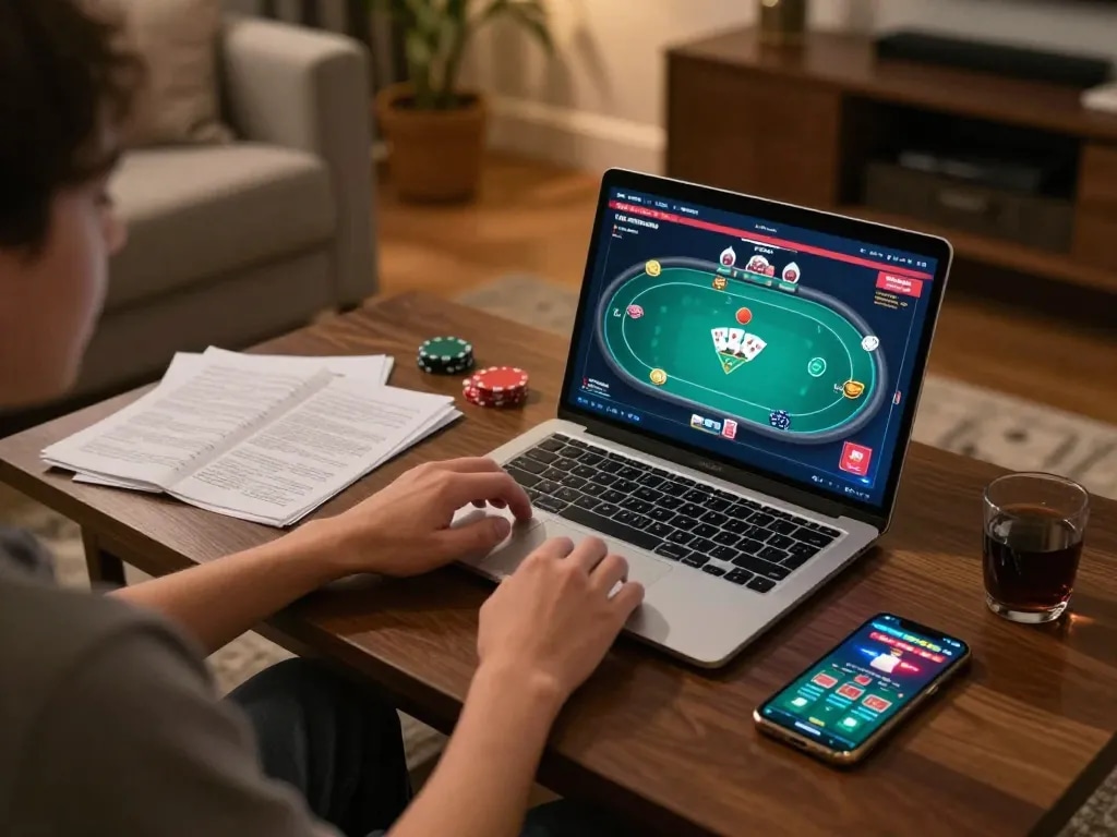 Experience thrilling online gaming with tr88vip from a cozy home setup.