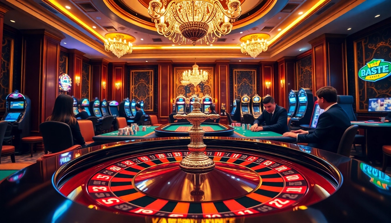 Experience the excitement of SC88 with vibrant casino games and professional players at the table.