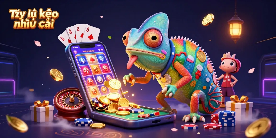 Experience Tỷ lệ kèo nhà cái with vivid visuals, showcasing dynamic gaming elements in a rich casino scene.