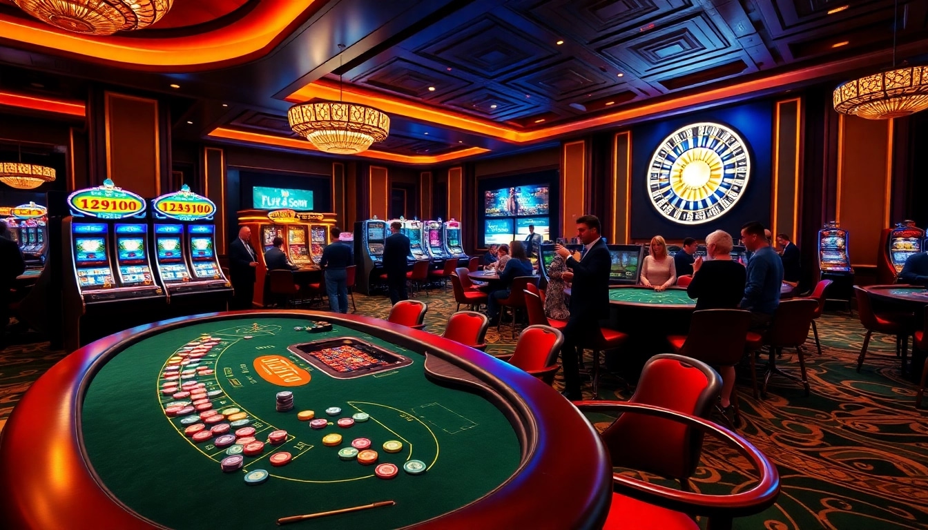 Experience the excitement of FLY88 COM with vibrant casino tables and thrilling games.