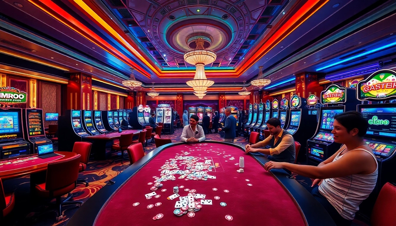Experience thrilling casino moments with MMOO, showcasing vibrant gaming excitement and elegance.