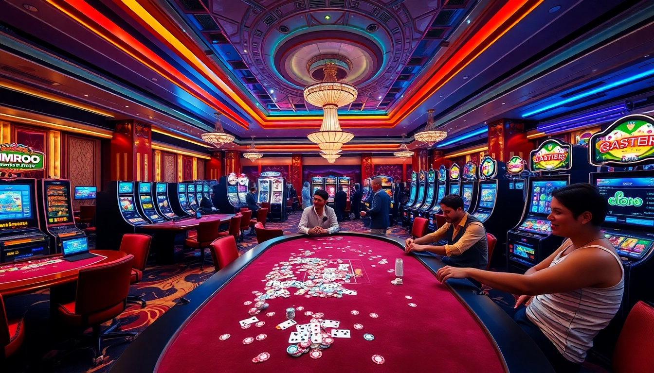 Experience thrilling casino moments with MMOO, showcasing vibrant gaming excitement and elegance.