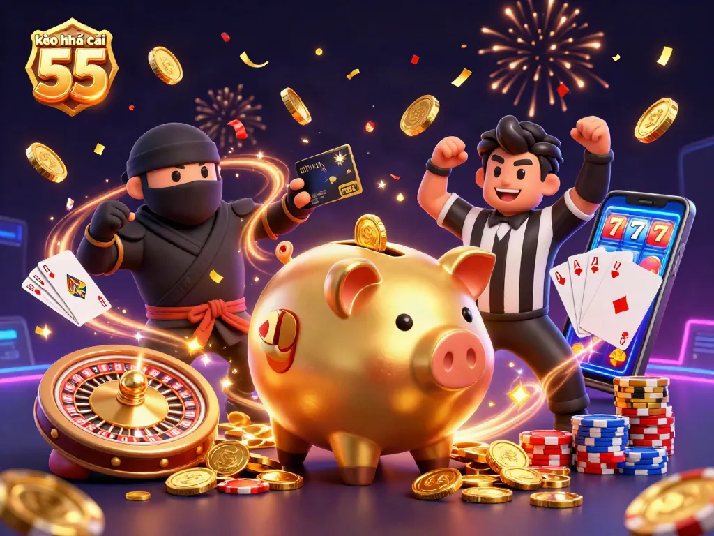 Experience thrilling fun at kèo nhà cái 55 with high-energy 3D casino action!