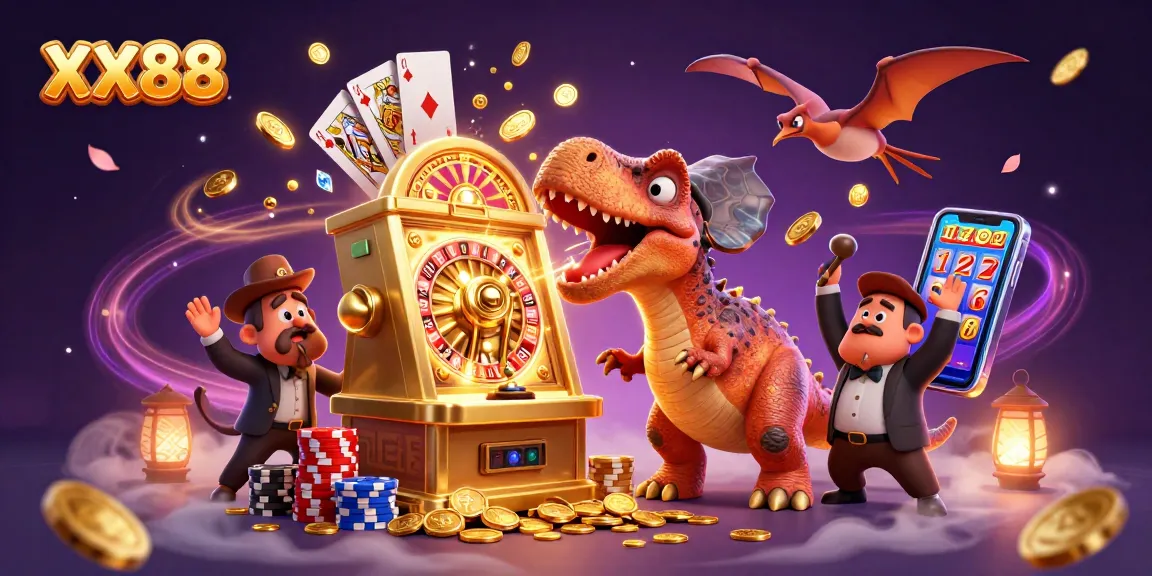 Experience the thrill of XX88 while winning jackpots with exciting casino characters in action.